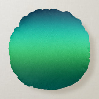 Turf Groen Verlopend Abstracte Achtergrond Modern Rond Kussen