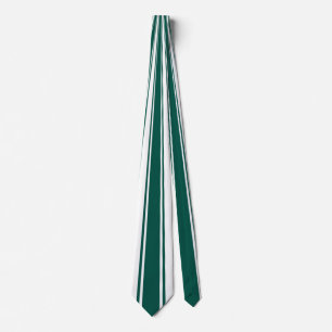 Turf groene funky streeppatroon stropdas