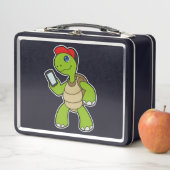 Turf met telefoon en Pet (In situ)