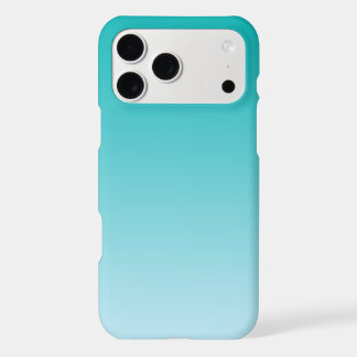 Turf naar licht aqua ombre-gradiënt minimalistisch