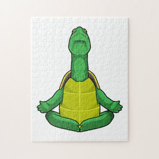 Turf op Yoga Meditation Legpuzzel (Verticaal)