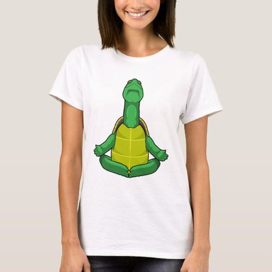 Turf op Yoga Meditation T-shirt (Voorkant)