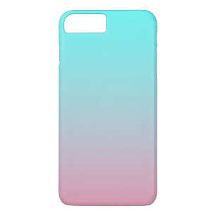 Turf tot Roze Eenvoudige Verlopen Overgang Achterg iPhone 8 Plus / 7 Plus Hoesje