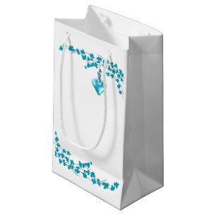 Turfblauwe Bloesems Klein Cadeauzakje