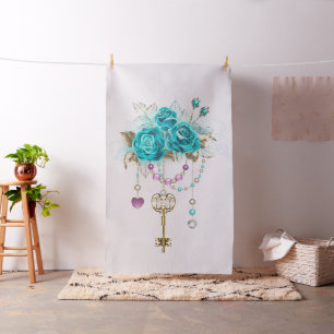 Turfrozen Rozen met Sleutels Stof