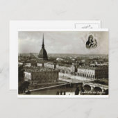 Turijn, Torino, uitzicht stad Briefkaart (Voorkant / Achterkant)