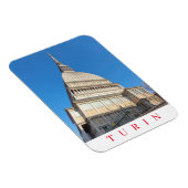 Turin Mole Antonelliana uitzicht fridge magnet Magneet (Rechterzijde)
