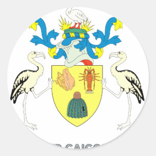 Turk Embleem Ronde Sticker
