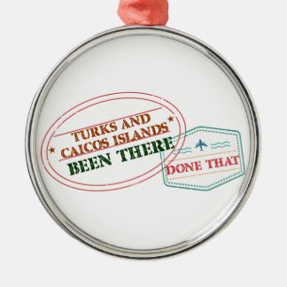 Turken en Caicos Eilanden daar Gedaan dat Metalen Ornament
