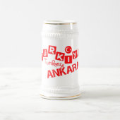 TURKEY ANKARA-mok - kies stijl en kleur Bierpul (Center)