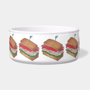 Turkey Club Sandwich Restaurant Diner Foodie Food Voerbakje
