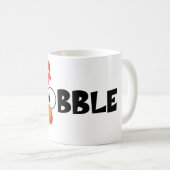 Turkey Face Gobble Coffee Mug (Devant droit)