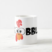 Turkey Face Gobble Coffee Mug Koffiemok (Center)