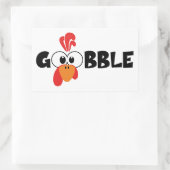 Turkey Face Gobble Stickers (Sac)