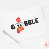 Turkey Face Gobble Stickers (Enveloppe)
