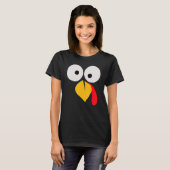 Turkey Face Pilgrim  Thanksgiving Costume  2 T-shirt (Voorkant volledig)