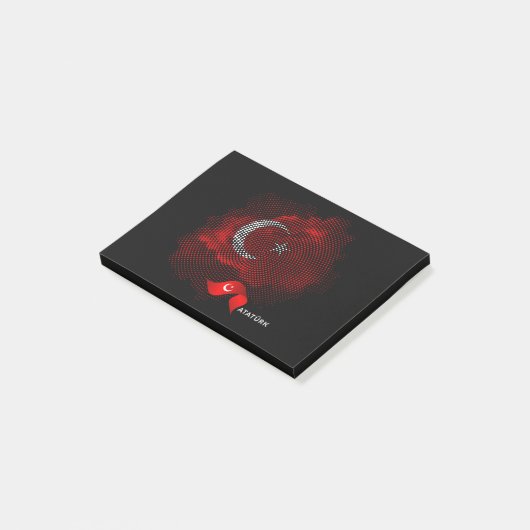 Turkey flag post-it® notes (Schuin)