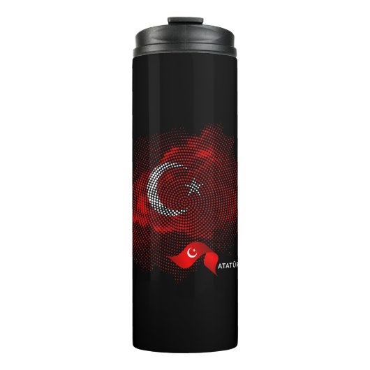 Turkey flag thermosbeker (Voorkant)