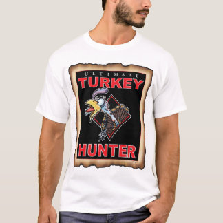 TURKEY HUNTER WHITE T T-SHIRT