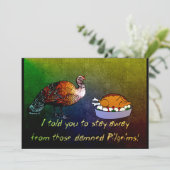 Turkey Lament Kaart (Staand voorkant)