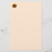Turkey Pilgrim Thanksgiving Briefpapier (Achterkant)
