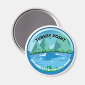 Turkey Point Ontario Provincial Park Magnet (Recto/Verso)