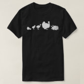 Turkey Roasted Evolution Fun Humor Funny Thanksgiv T-shirt (Design voorkant)