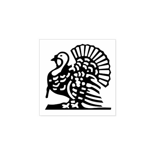 "Turkey" Rubberen stempel (Afrduk)
