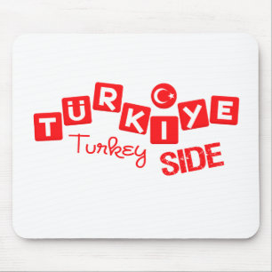TURKEY SIDE mousepad - pas aan Muismat