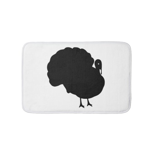 Turkey Silhouette Badmat (Voorkant)