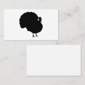 Turkey Silhouette Visitekaartje (Voorkant / Achterkant)