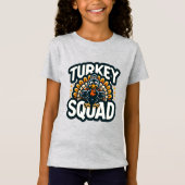 Turkey Squad, Fun Thanksgiving  T-shirt (Voorkant)