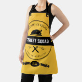 Turkey Squad Funny Hipster Yellow and Black Schort (Insitu)