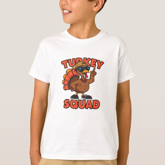 Turkey Squad – Thanksgiving Edition T-shirt (Voorkant)