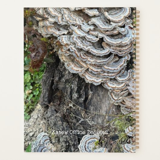 "Turkey Tail Mushrooms" Planner (Achterkant)