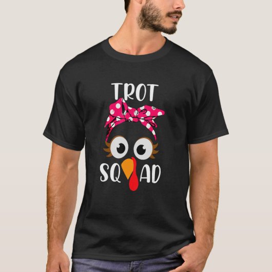 Turkey Trot Squad Running Apparel T-shirt (Voorkant)