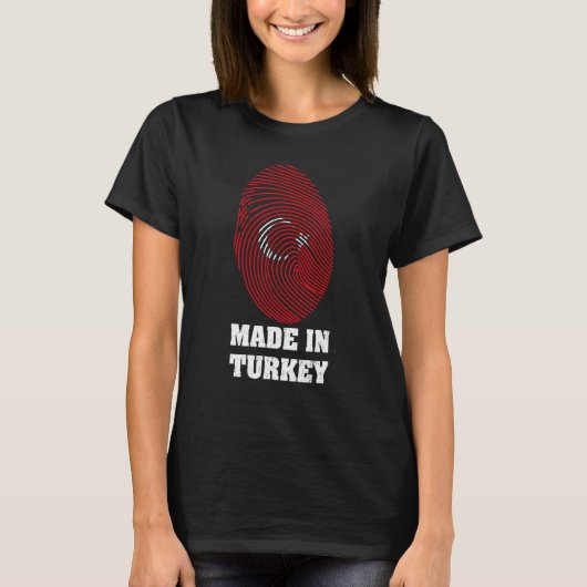 Turkey Türkiye Ankara Istanbul Turkish 6 T-shirt (Voorkant)
