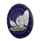 Turkeys White Holland Dartbord (Voorkant Rechts)