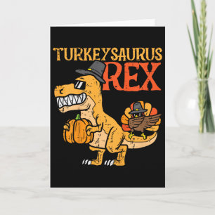 Turkeysaurus Rex Dab Kalkoen Dino Peuter Jongens D Kaart