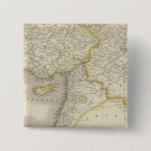 Turkije 3 vierkante button 5,1 cm