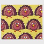 Turkije aanpassen cadeaupapier (Vlak)