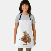 Turkije als landbouwer schort (Insitu)