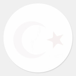 Turkije Atatürk Istiklal Marsi Cadeau Idee Istanbu Ronde Sticker