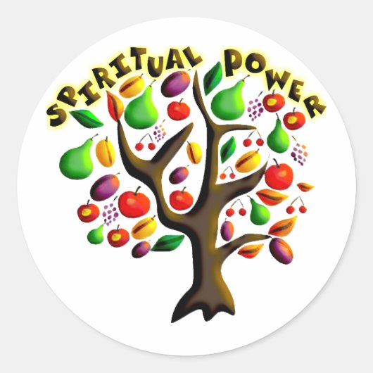 Turkije Bishvat Ronde Sticker (Voorkant)
