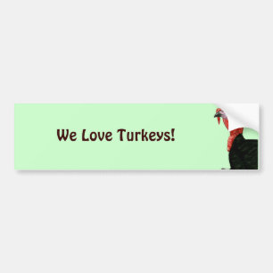 Turkije: Black Tom Head Bumpersticker