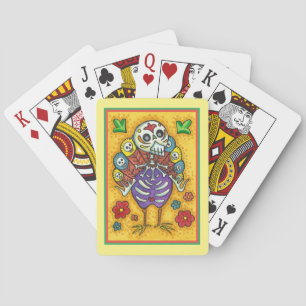 TURKIJE BOTTEN COLORFUL FOLLE THANKSGIVING BIRD SK POKERKAARTEN