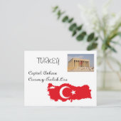 Turkije Briefkaart (Staand voorkant)