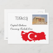 Turkije Briefkaart (Voorkant / Achterkant)