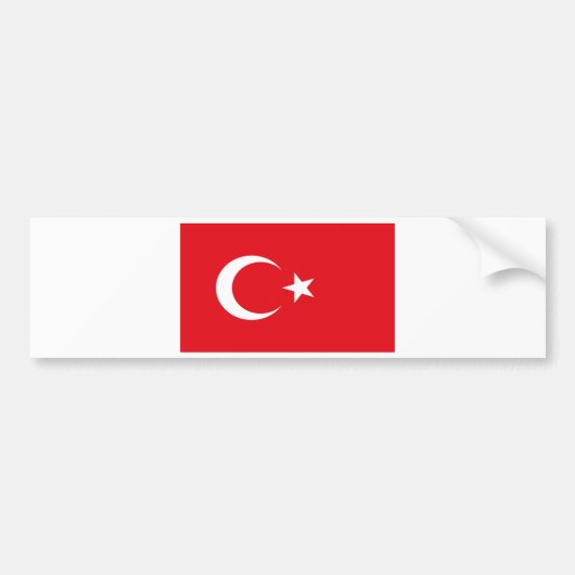 TURKIJE BUMPERSTICKER (Voorkant)