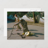 Turkije - charmer Istanbul Snake Briefkaart (Voorkant / Achterkant)